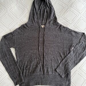 GAP Charcoal Gray Hoodie Sweatshirt